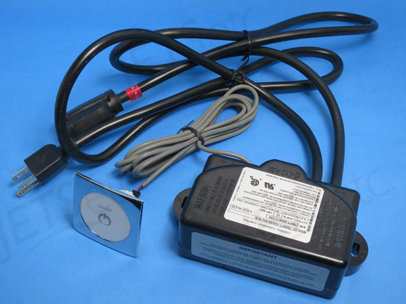 PUMP TIMER KIT, 1-TOUCH SQUARE - CHROME
